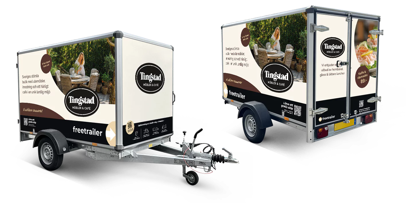 Hyr släp hos Tingstad Möbler