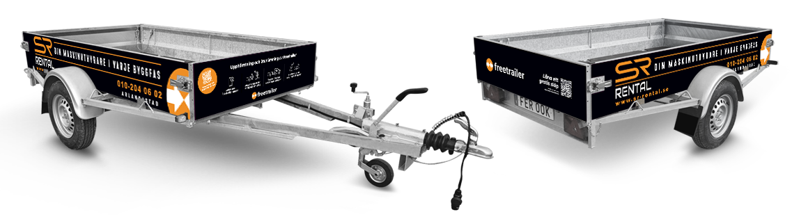 Hyr släp hos SR Rental Arlandastad