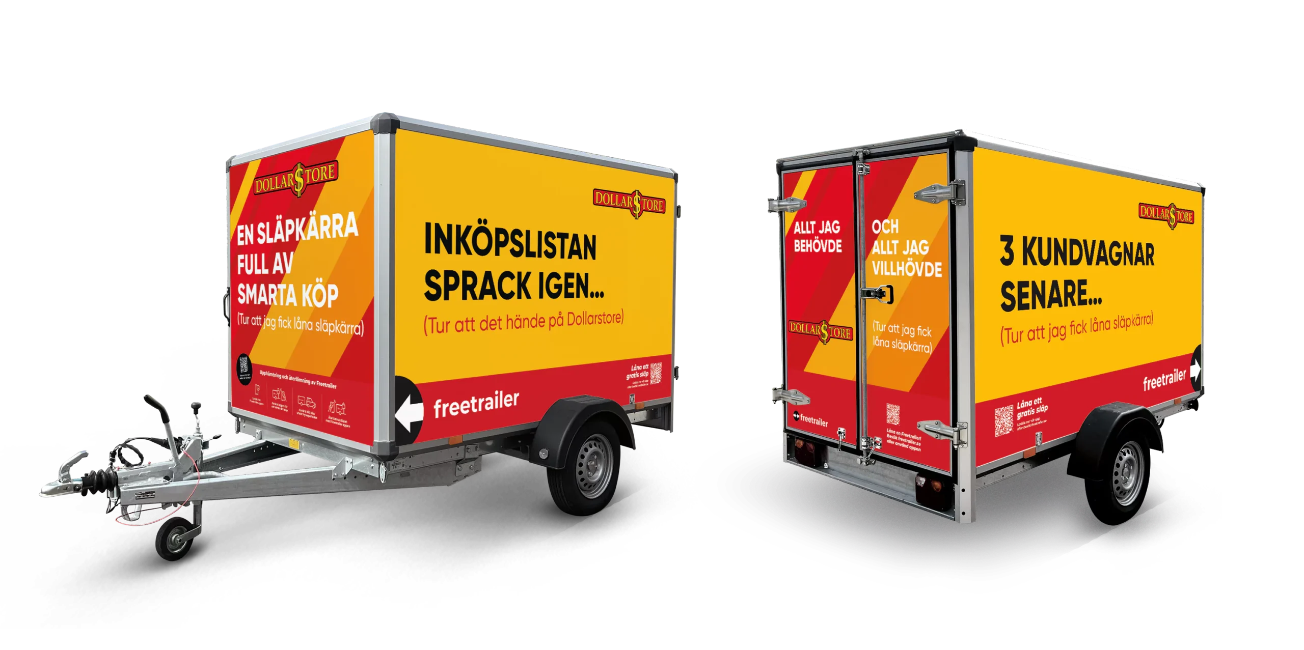 Hyr släp hos Dollarstore