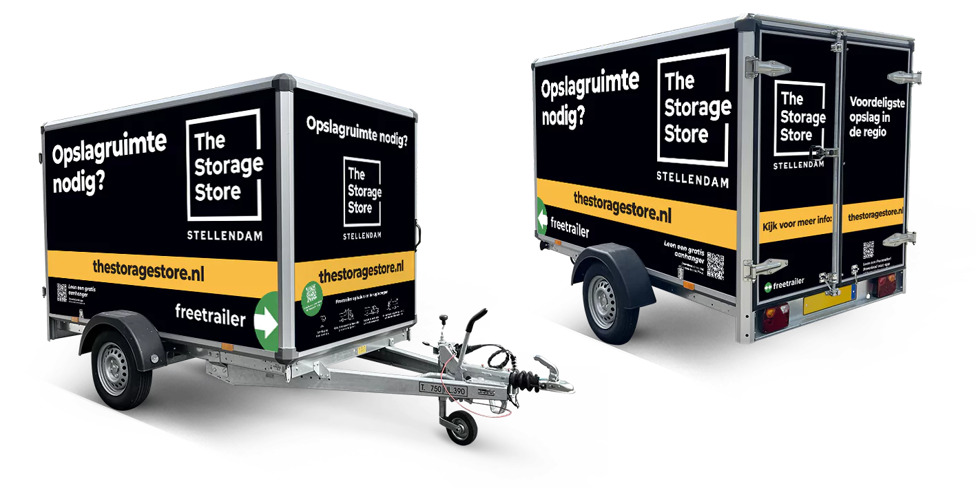 Huur een gratis aanhanger bij The Storage Store