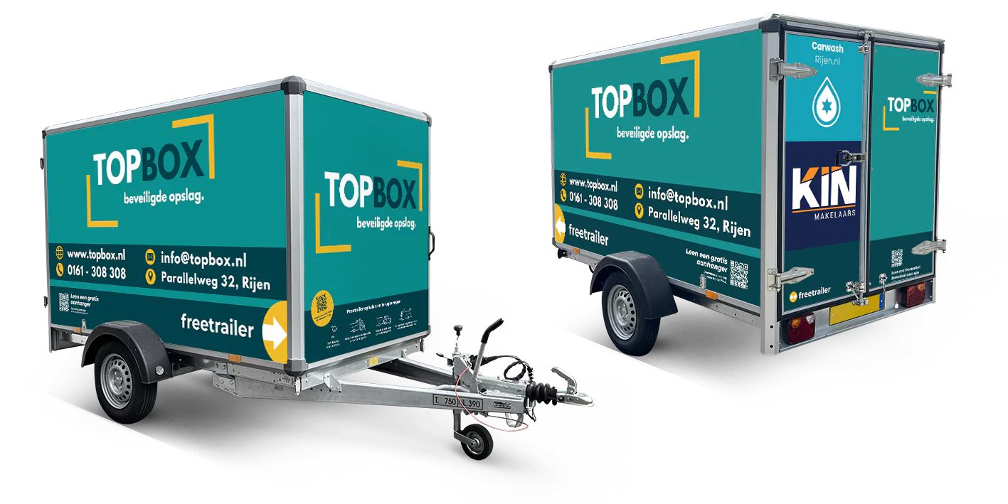 Huur een gratis aanhanger Carwash Rijen