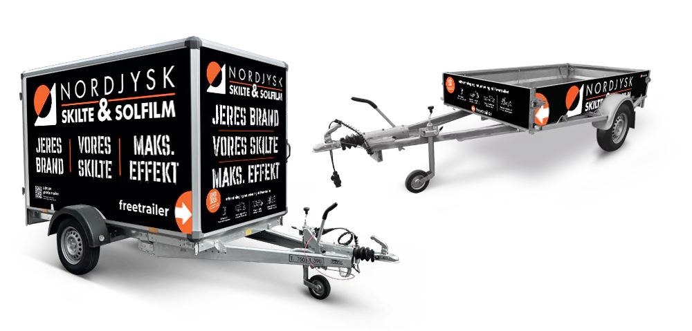 Lej en trailer hos Nordjysk Skilte og Solfilm