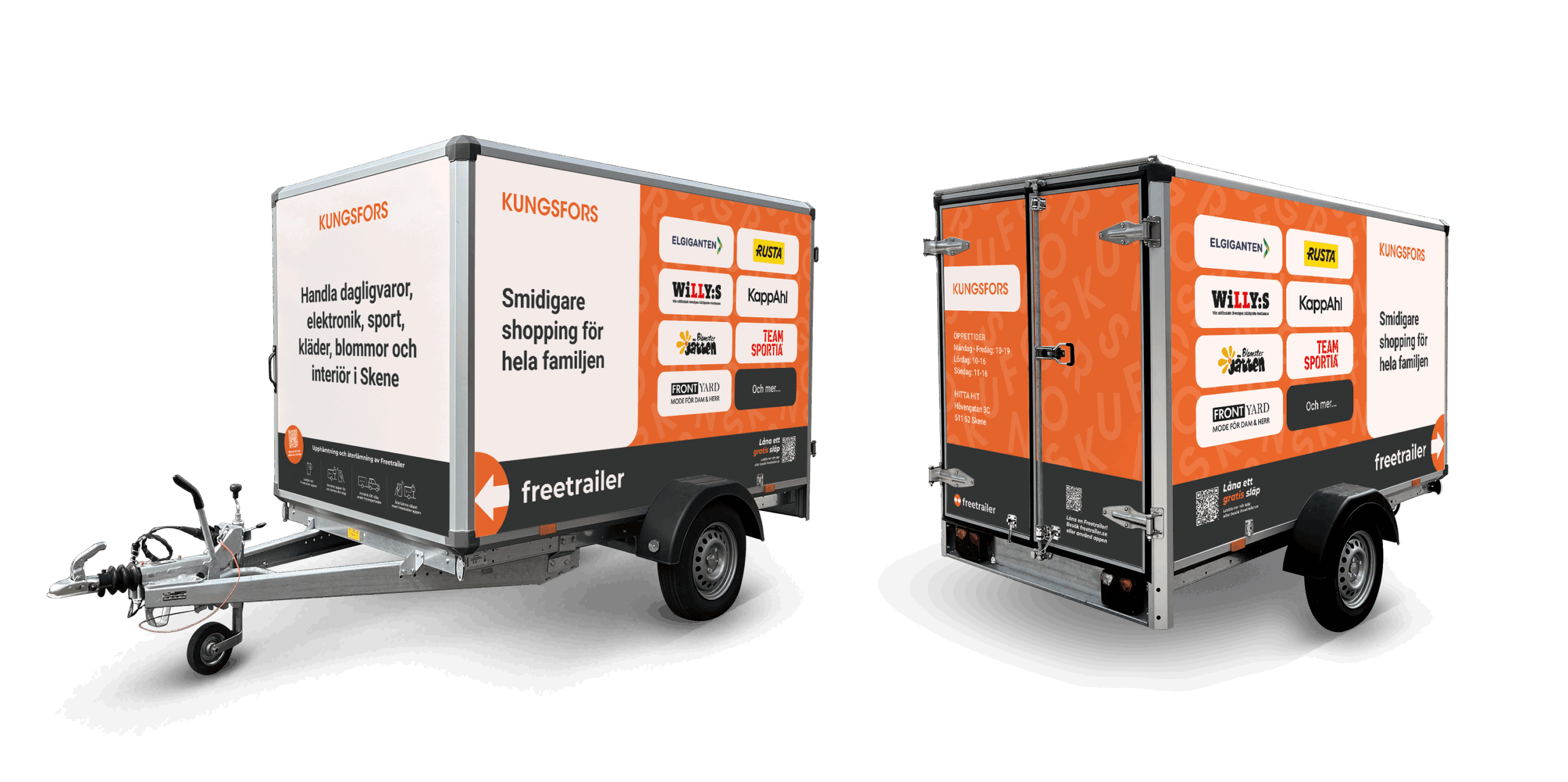 Hyr släp hos Kungfors Köpcentrum