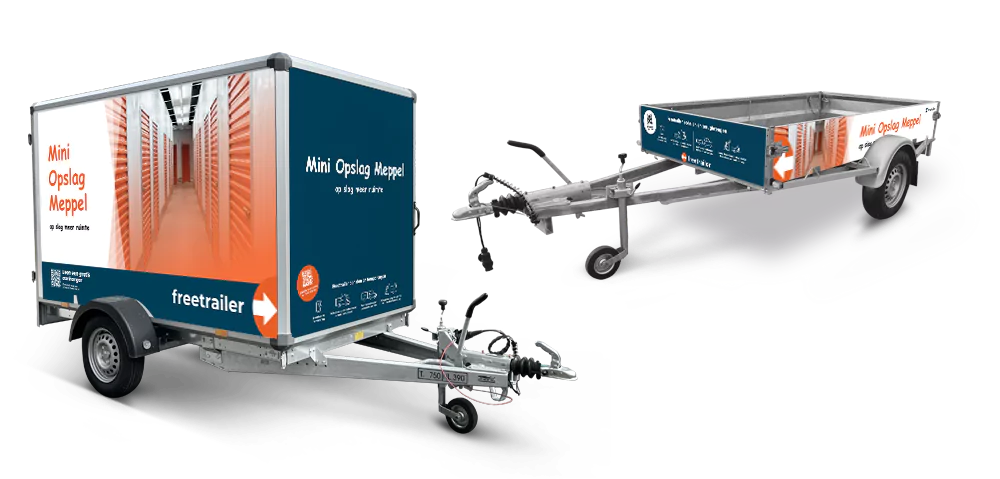 Gratis een boedelbak huren bij Mini Opslag Meppel