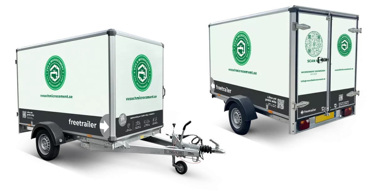 Hyr släp hos VVS & Microcement